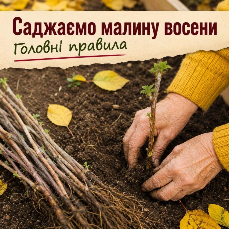 Посадка малини восени: чому я більше не роблю цього навесні